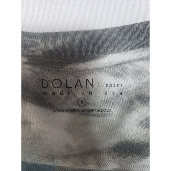 Dolan Anthropologie Gray Tie Dye Knit Midi Dress Women's size L Belt Rayon - Picture 3 of 11